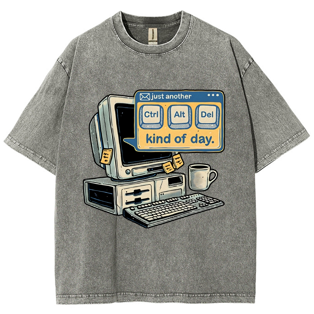 Just Another day Vintage Distressed T-shirt