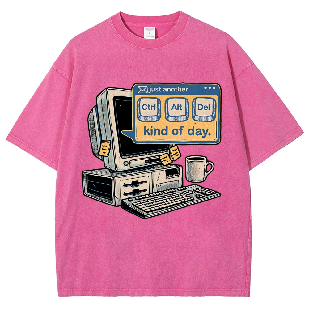 Just Another day Vintage Distressed T-shirt
