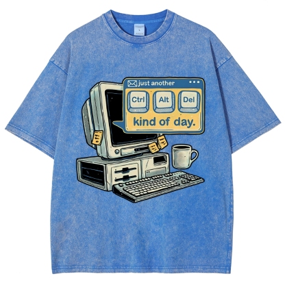 Just Another day Vintage Distressed T-shirt