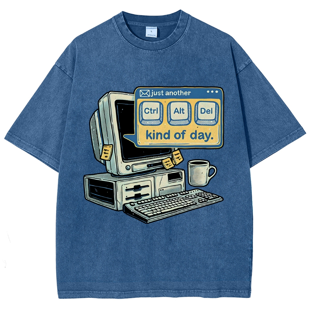 Just Another day Vintage Distressed T-shirt