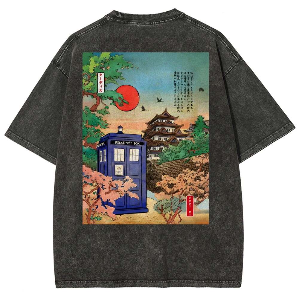 Tardis Washed T-Shirt