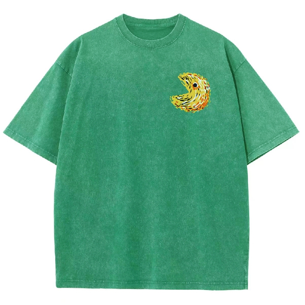 Starry Pacman Washed T-Shirt