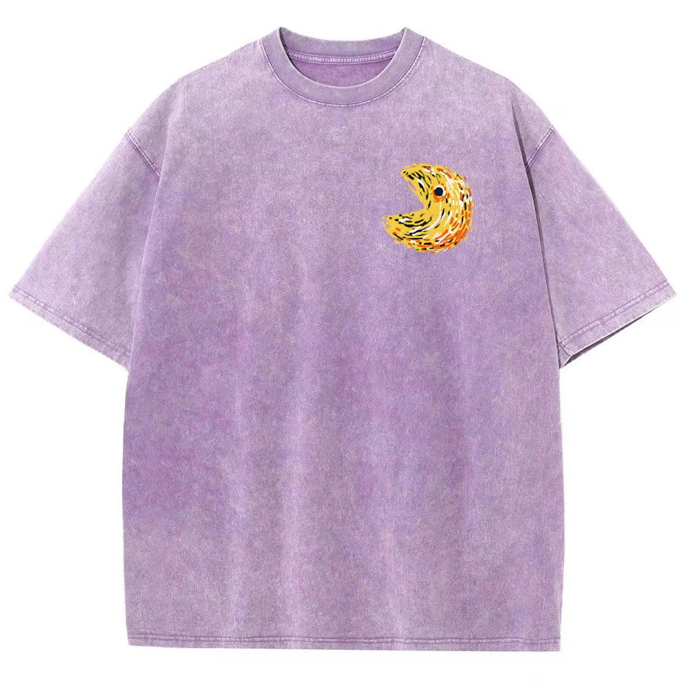 Starry Pacman Washed T-Shirt