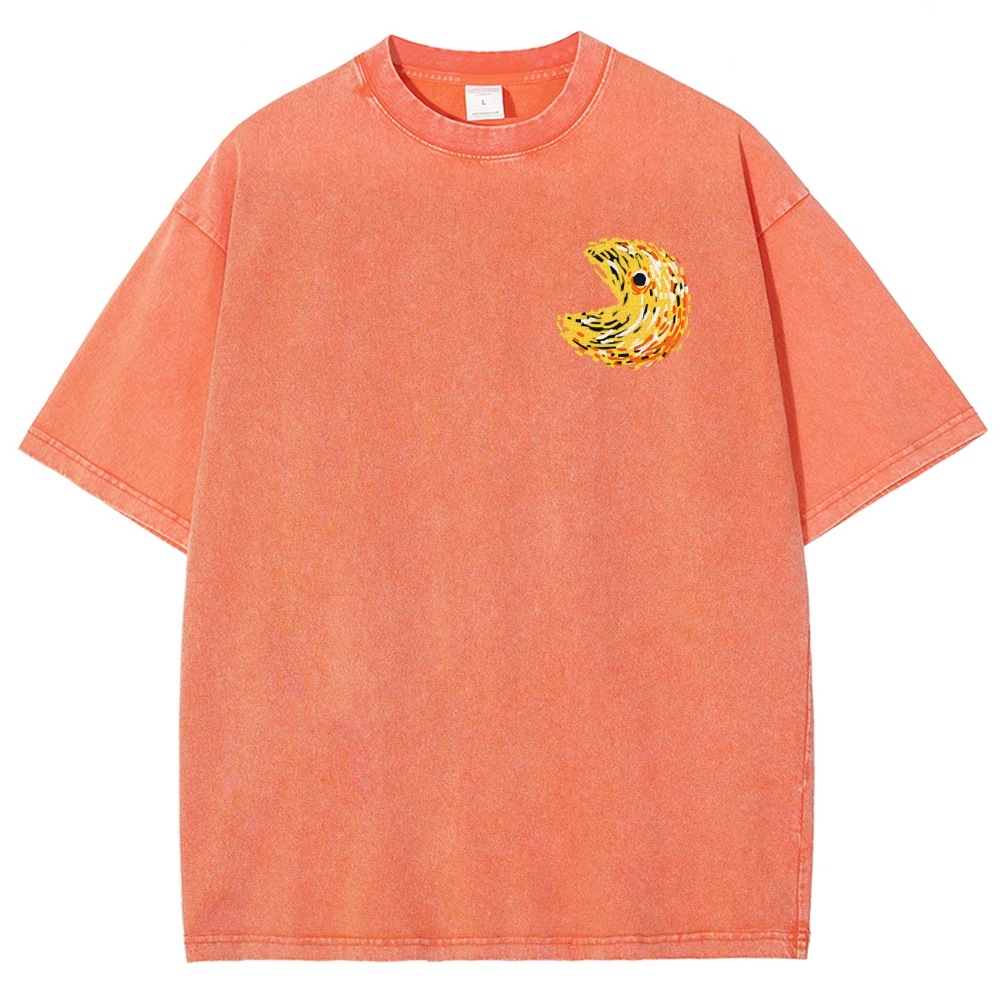 Starry Pacman Washed T-Shirt