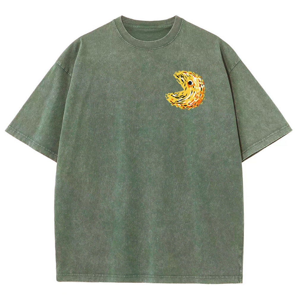 Starry Pacman Washed T-Shirt