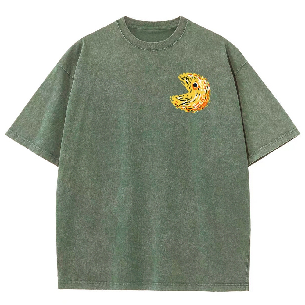 Starry Pacman Washed T-Shirt