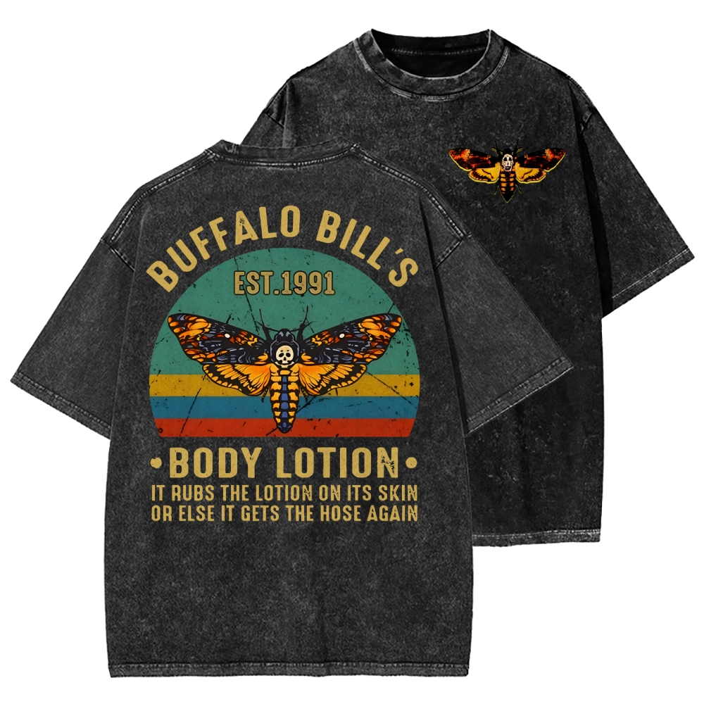 The Silence Of The Lambs Buffalo Billis Geek Washed T-shirt