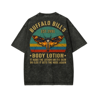 The Silence Of The Lambs Buffalo Billis Geek Washed T-shirt