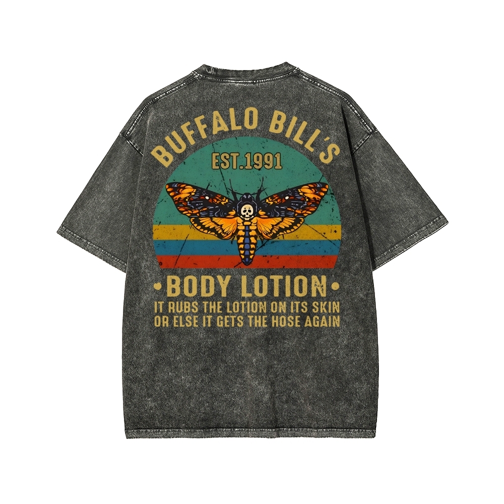 The Silence Of The Lambs Buffalo Billis Geek Washed T-shirt