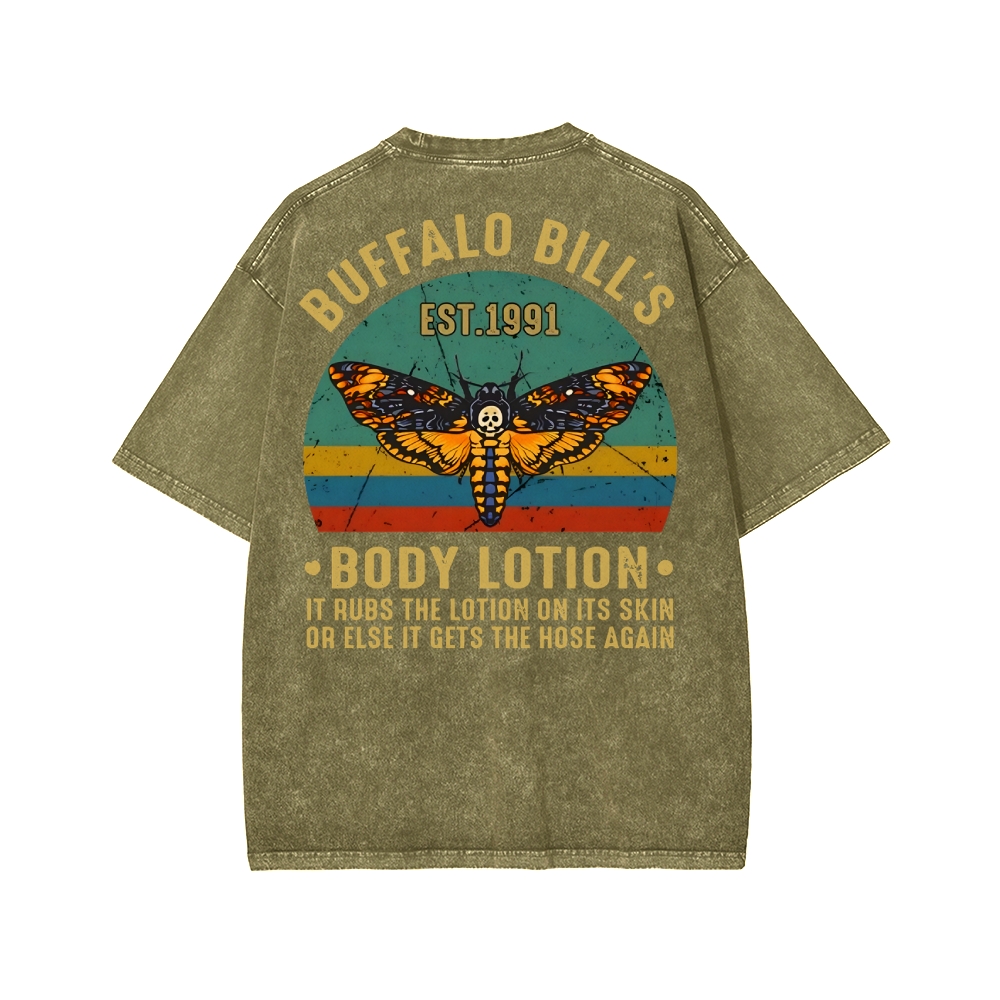 The Silence Of The Lambs Buffalo Billis Geek Washed T-shirt