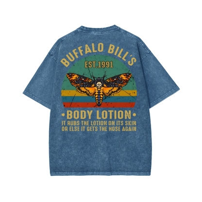 The Silence Of The Lambs Buffalo Billis Geek Washed T-shirt