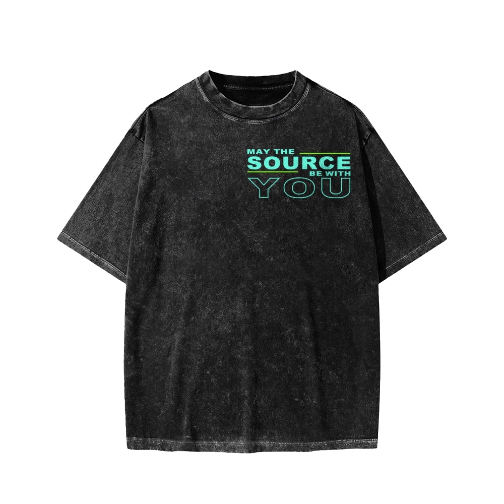 May The Source Be With You Washed T-shirt