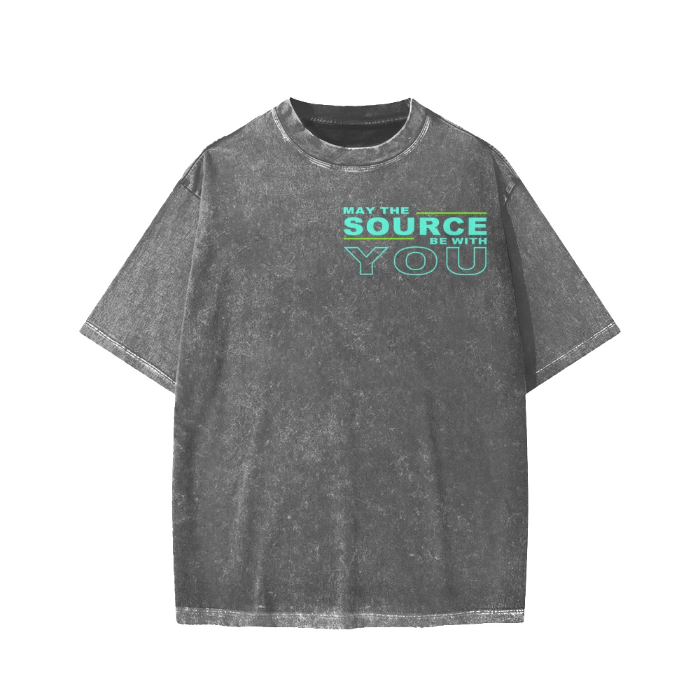 May The Source Be With You Washed T-shirt