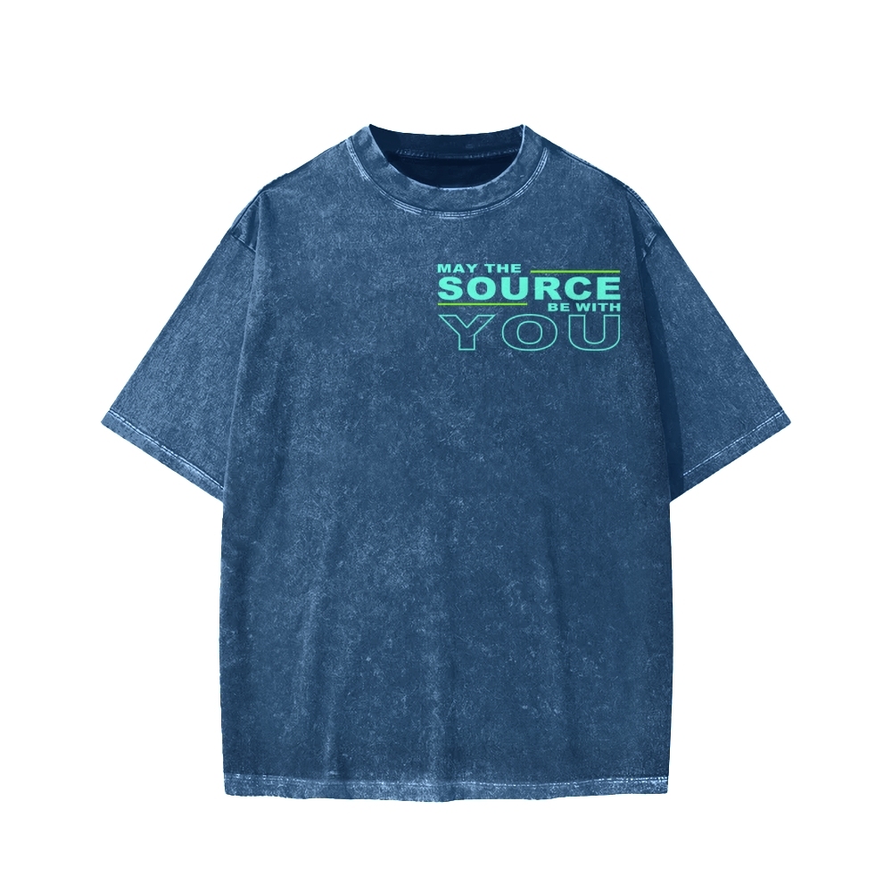 May The Source Be With You Washed T-shirt