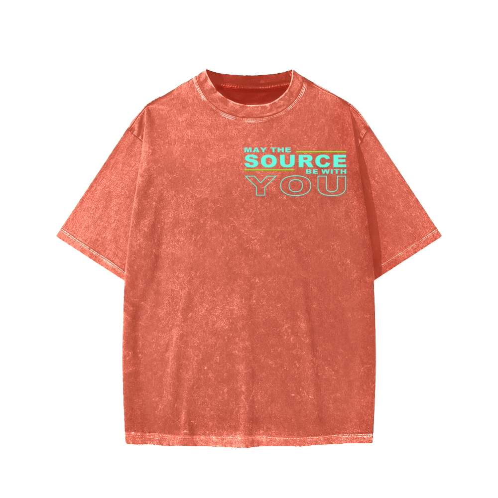 May The Source Be With You Washed T-shirt