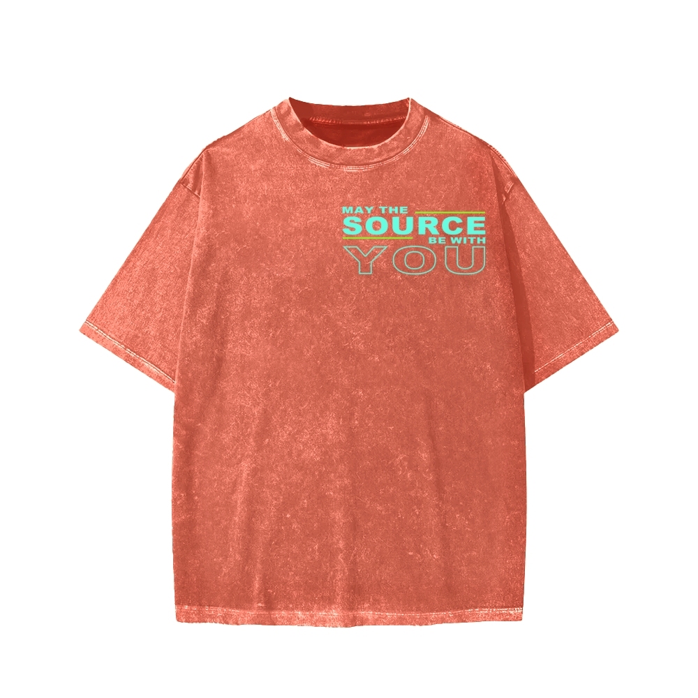 May The Source Be With You Washed T-shirt