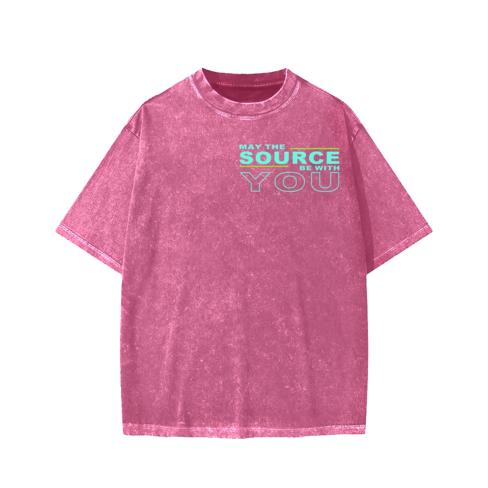 May The Source Be With You Washed T-shirt
