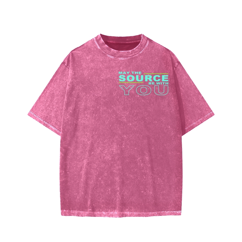 May The Source Be With You Washed T-shirt