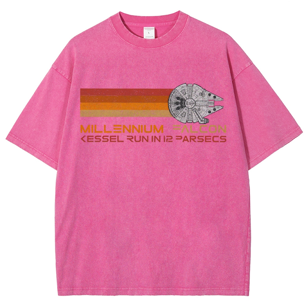 12 PARSECS Star Battles Vintage Distressed T-shirt