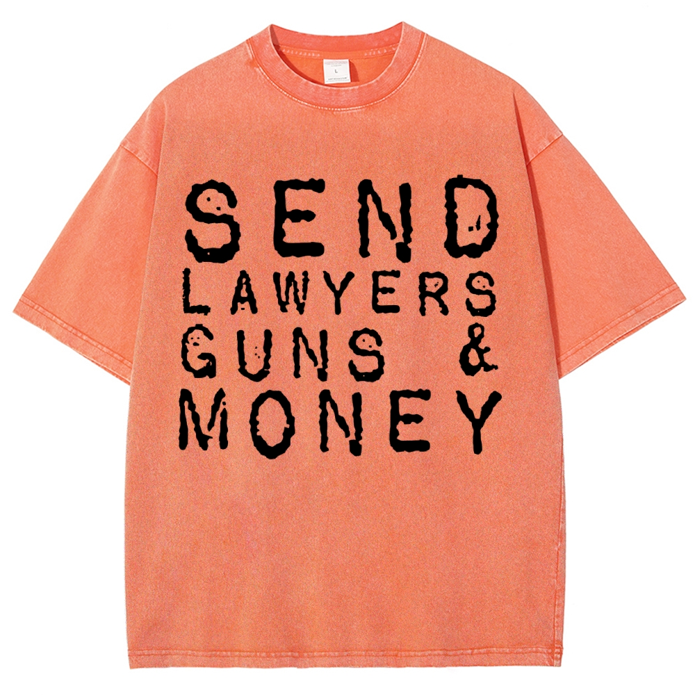 Send Lawyers Guns And Money Vintage Distressed T-shirt