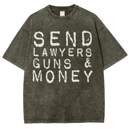 Send Lawyers Guns And Money Vintage Distressed T-shirt