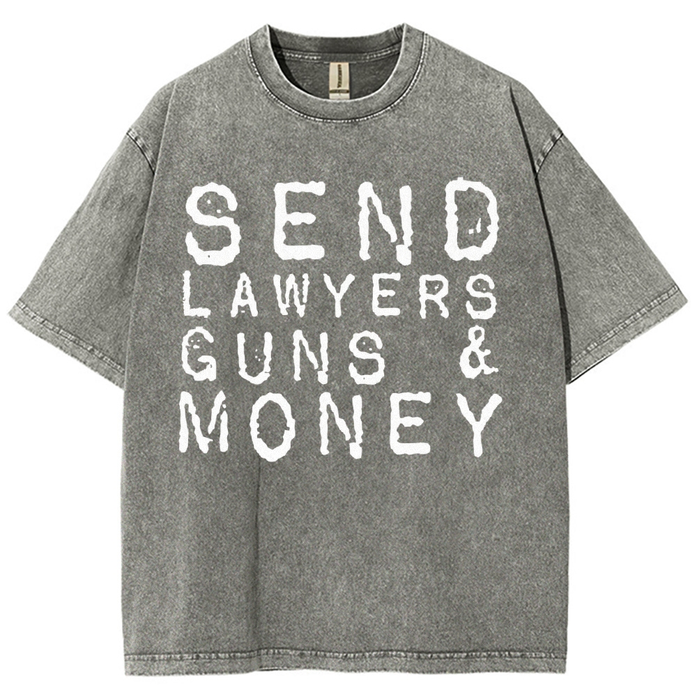 Send Lawyers Guns And Money Vintage Distressed T-shirt