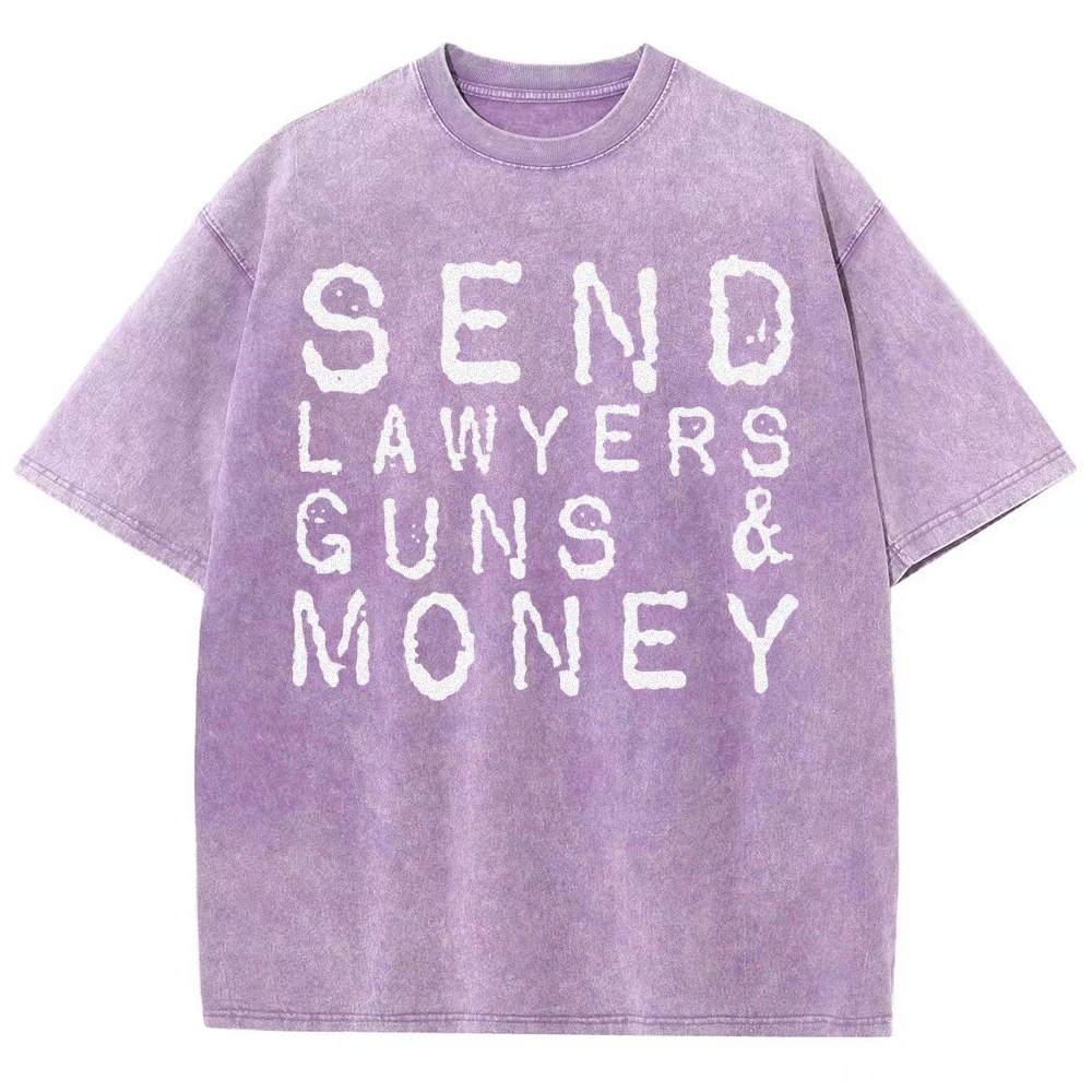Send Lawyers Guns And Money Vintage Distressed T-shirt