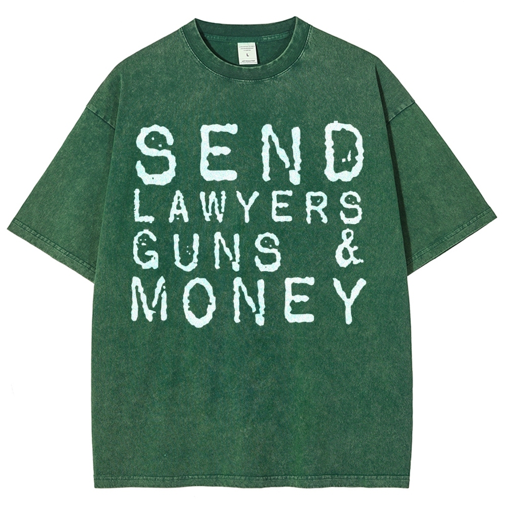 Send Lawyers Guns And Money Vintage Distressed T-shirt