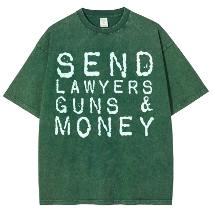 Send Lawyers Guns And Money Vintage Distressed T-shirt