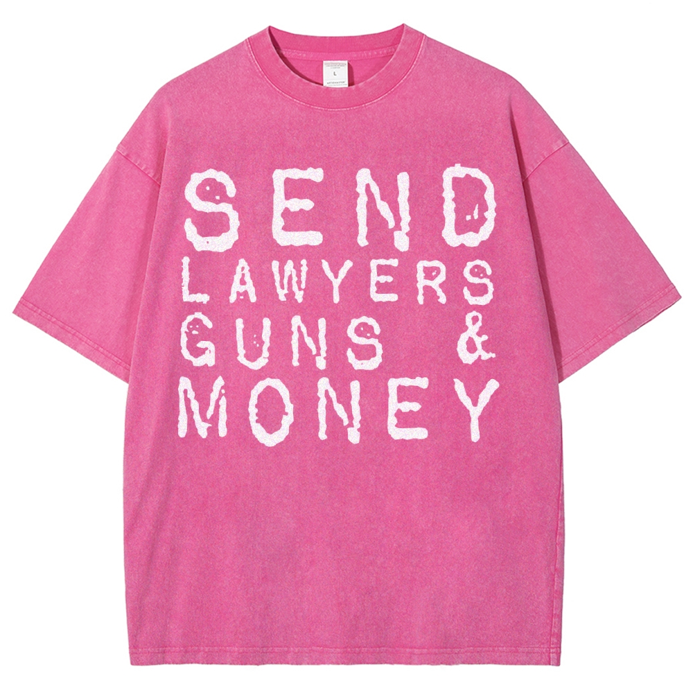 Send Lawyers Guns And Money Vintage Distressed T-shirt