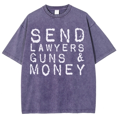 Send Lawyers Guns And Money Vintage Distressed T-shirt