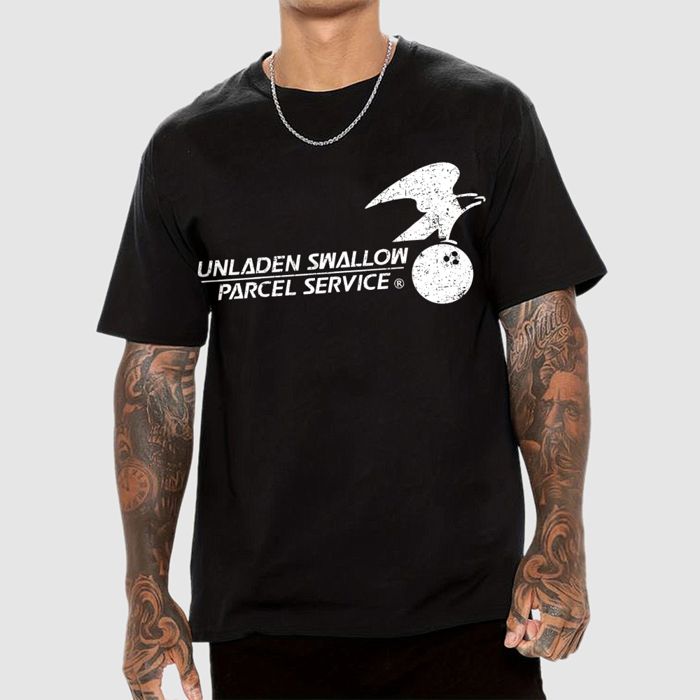 Unladen Swallow Parcel Service Geek T-Shirt