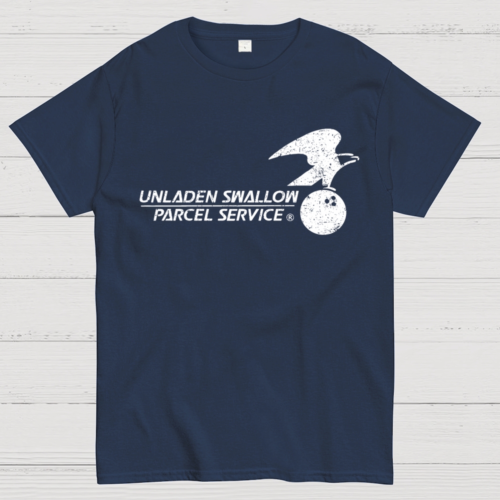 Unladen Swallow Parcel Service Geek T-Shirt