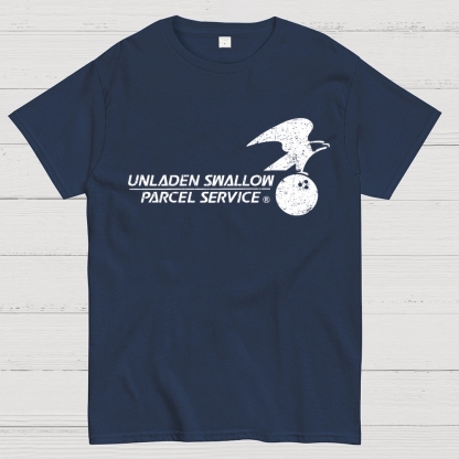 Unladen Swallow Parcel Service Geek T-Shirt