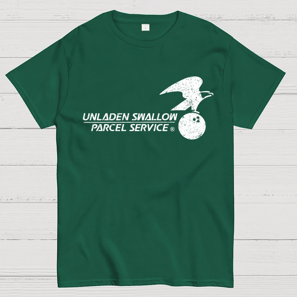 Unladen Swallow Parcel Service Geek T-Shirt
