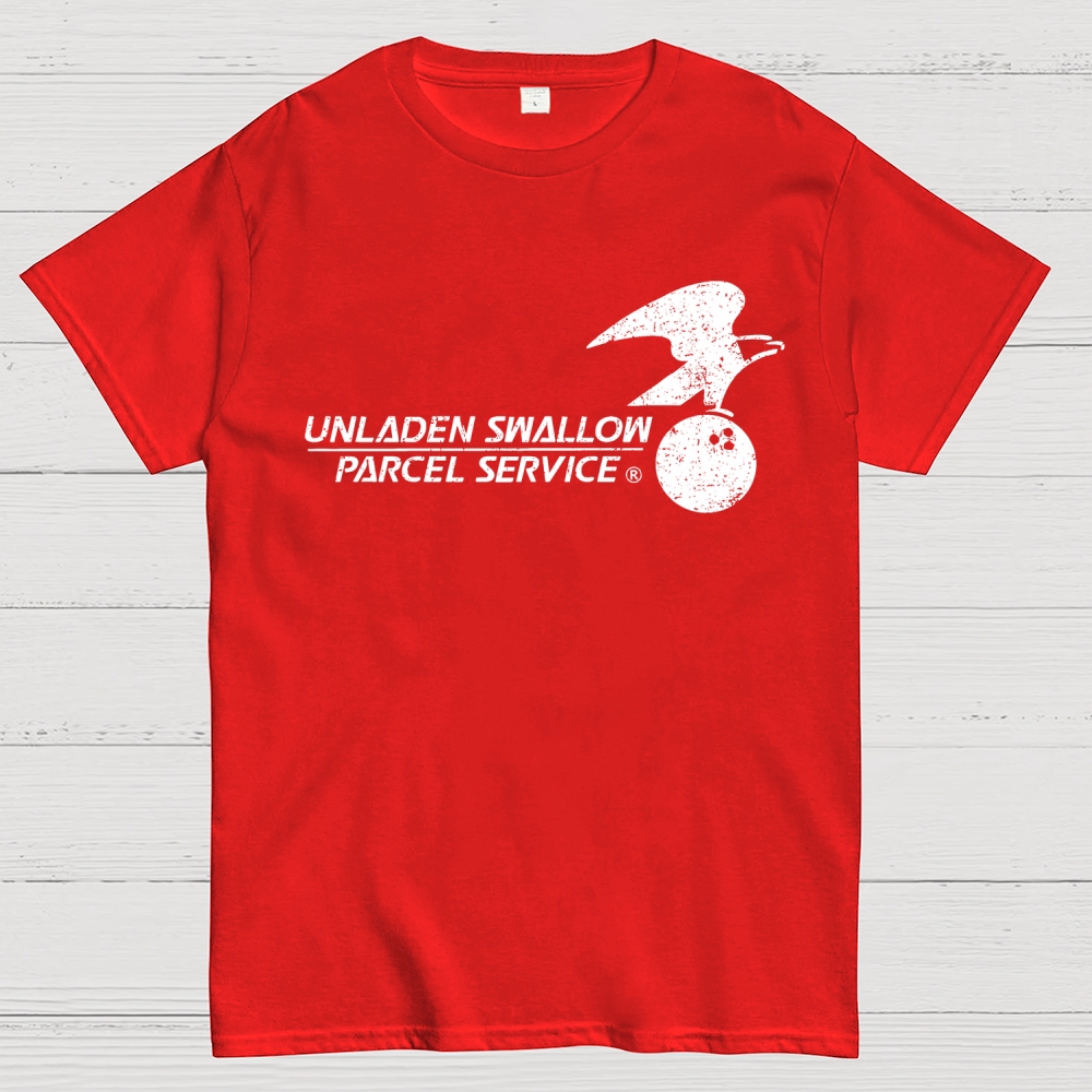 Unladen Swallow Parcel Service Geek T-Shirt