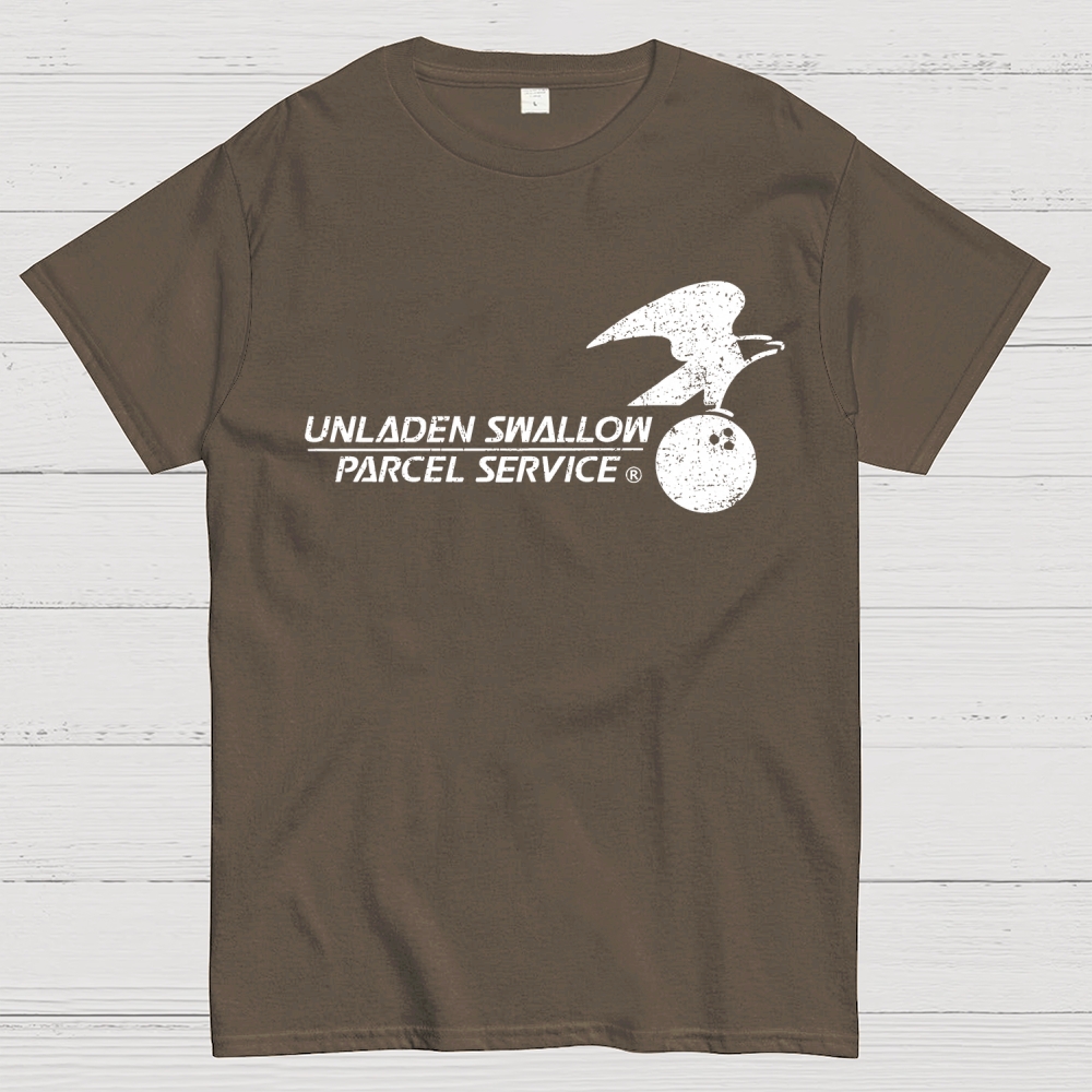 Unladen Swallow Parcel Service Geek T-Shirt