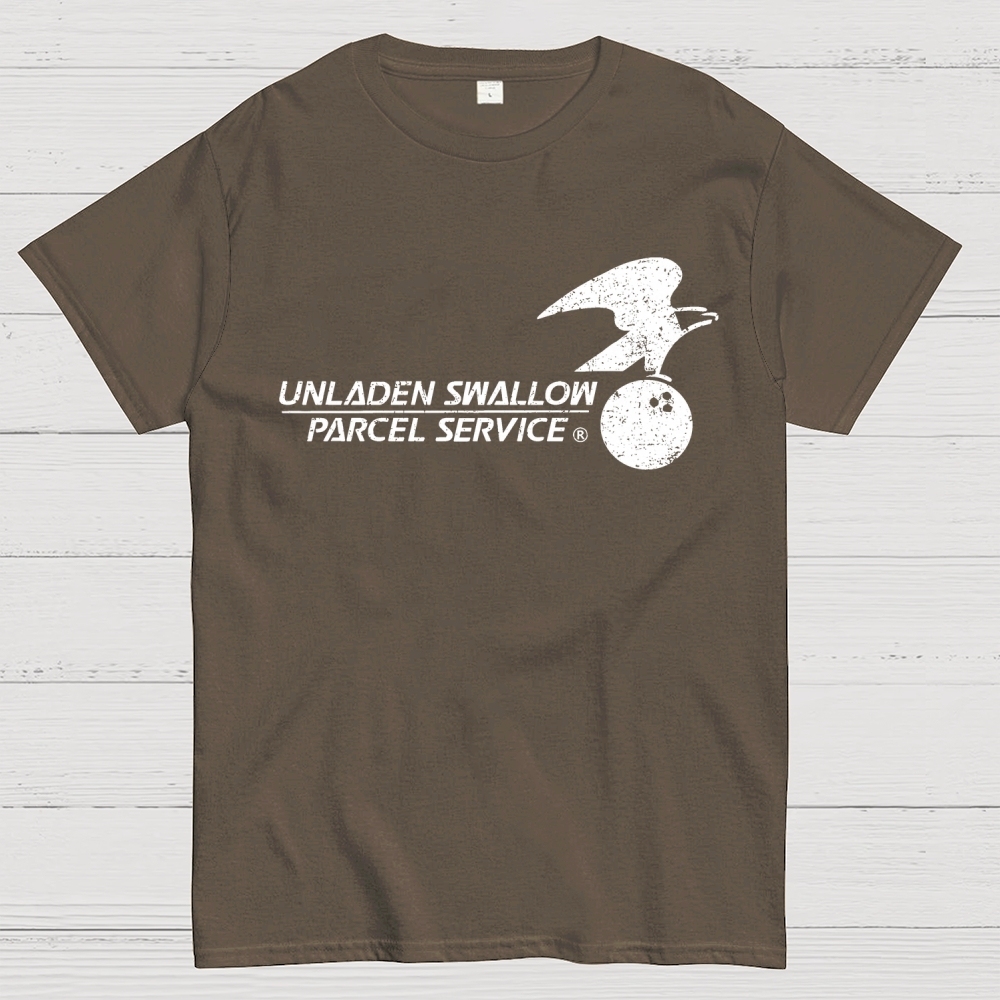 Unladen Swallow Parcel Service Geek T-Shirt