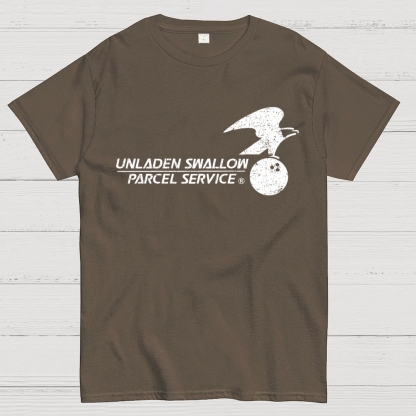 Unladen Swallow Parcel Service Geek T-Shirt
