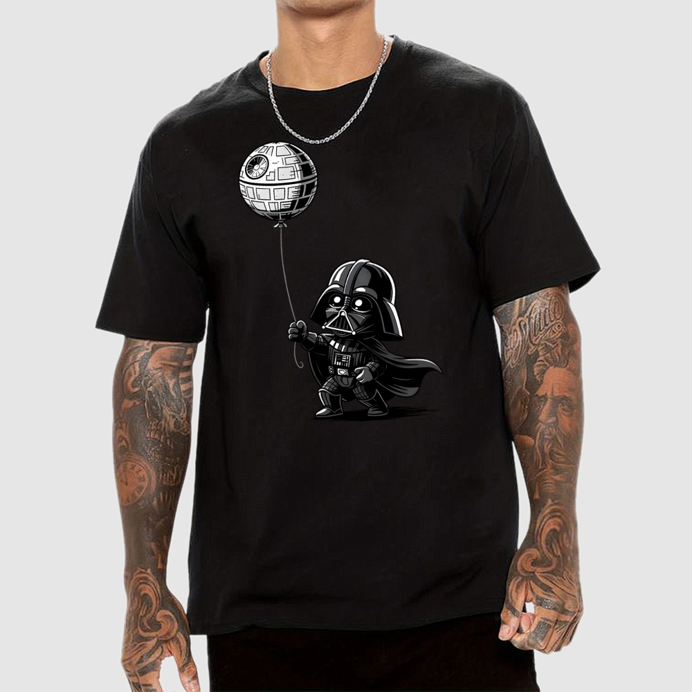 The death star balloon Geek T-Shirt