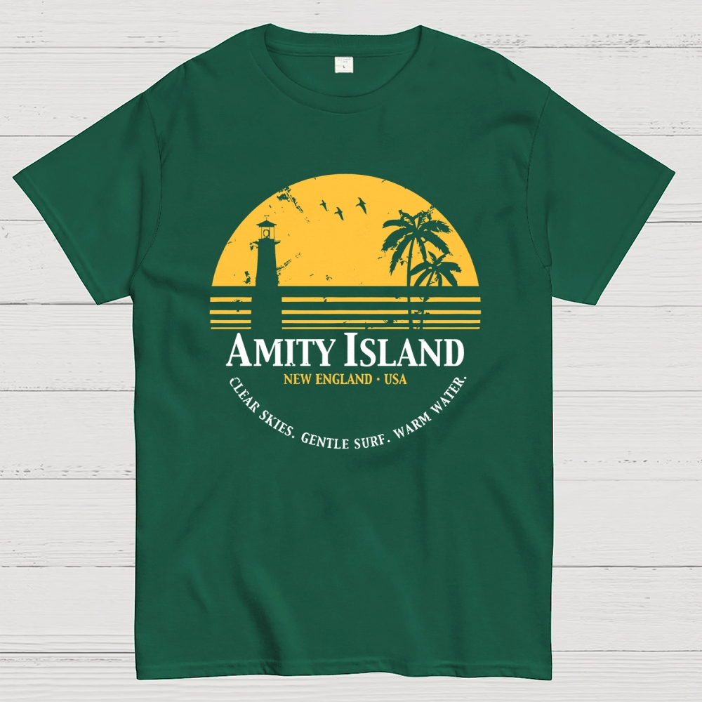 Jaws Inspired Amity Island Geek T-Shirt