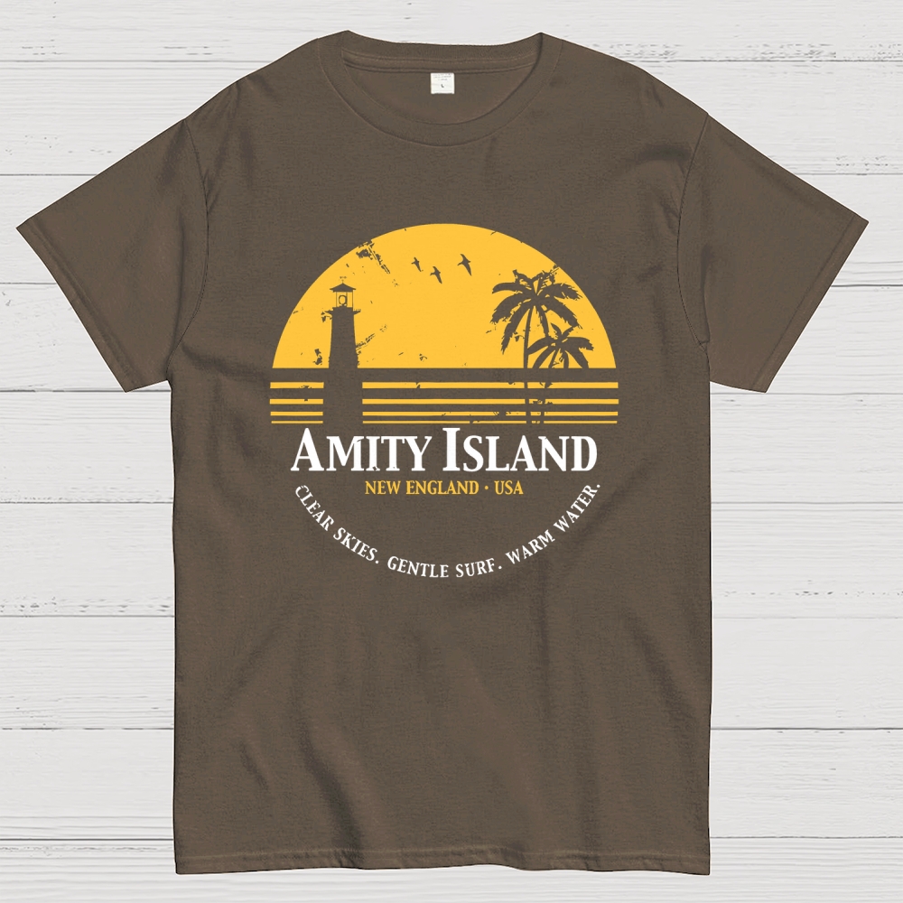 Jaws Inspired Amity Island Geek T-Shirt