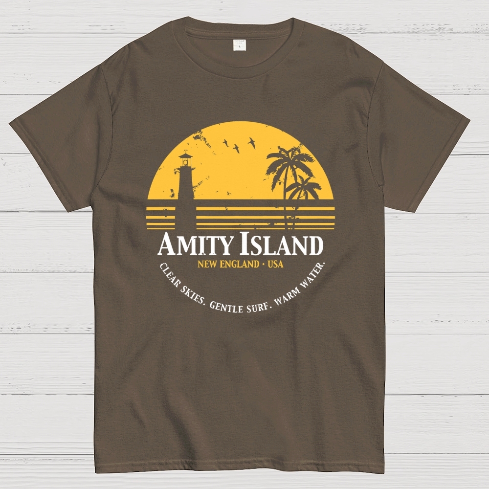 Jaws Inspired Amity Island Geek T-Shirt