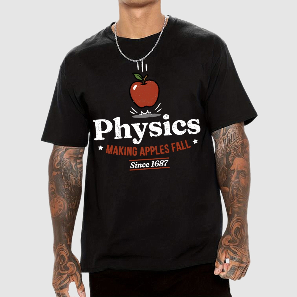 Apple Meets Physics Geek T-Shirt