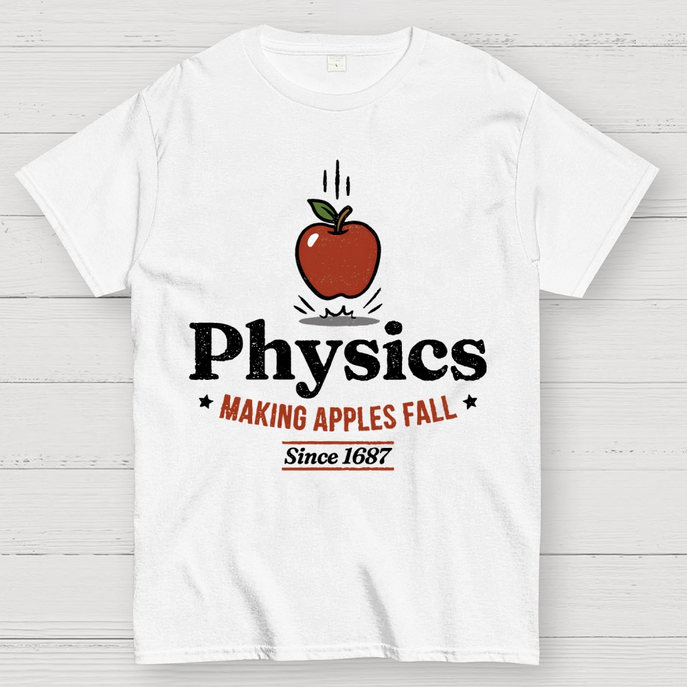 Apple Meets Physics Geek T-Shirt