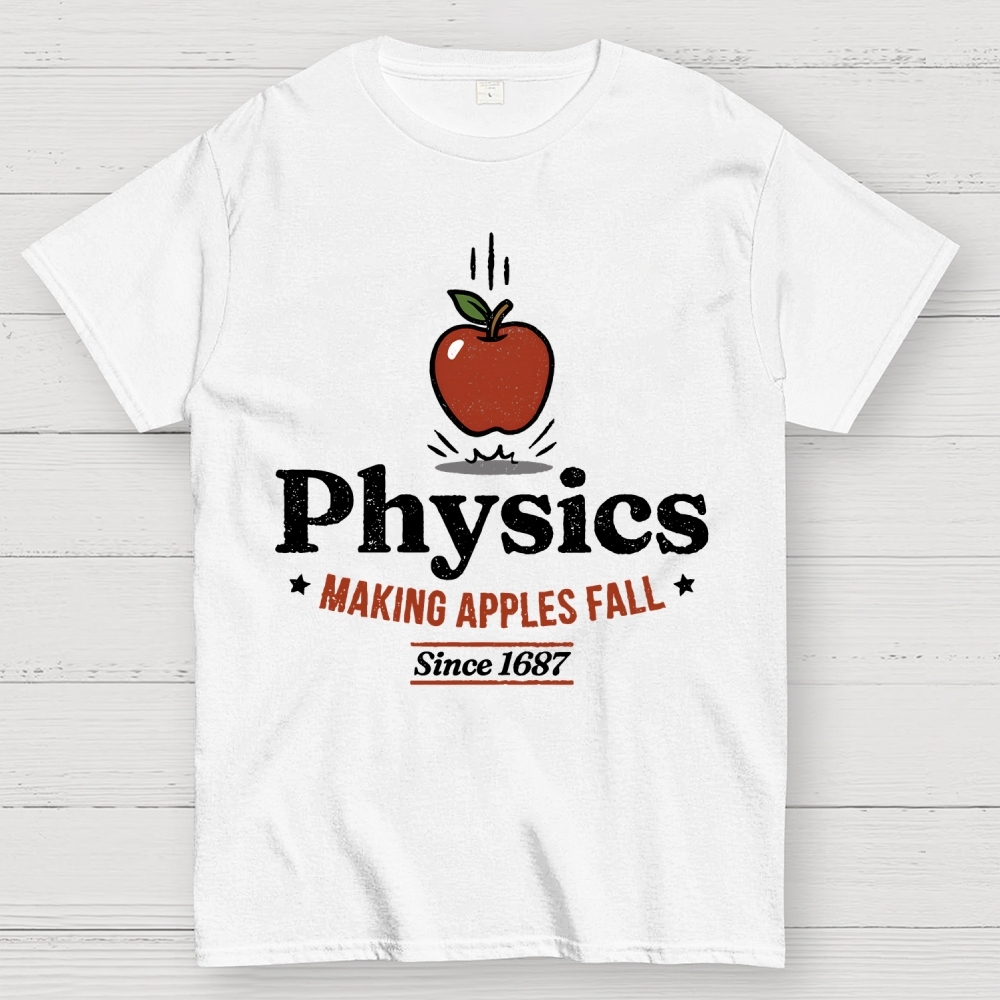 Apple Meets Physics Geek T-Shirt