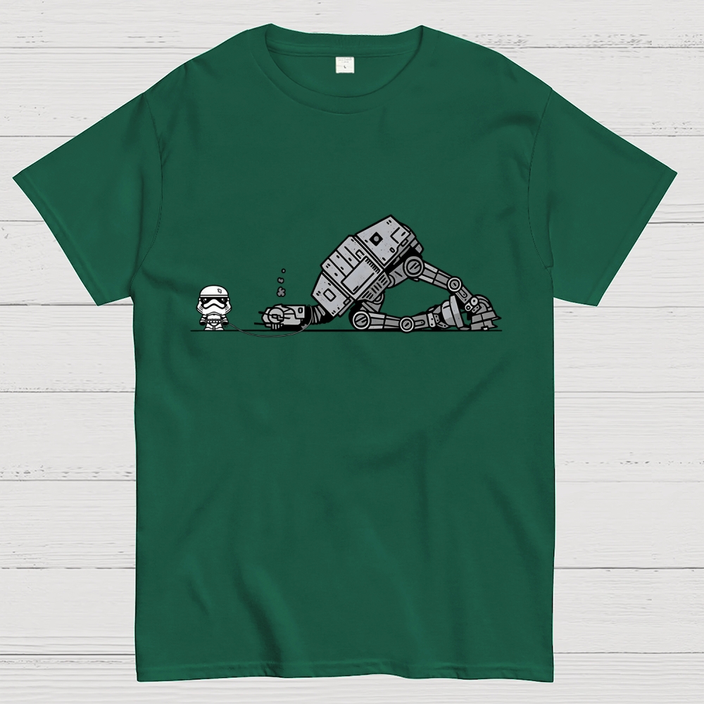 Empire Robot Dog-Planet Battles Geek T-Shirt