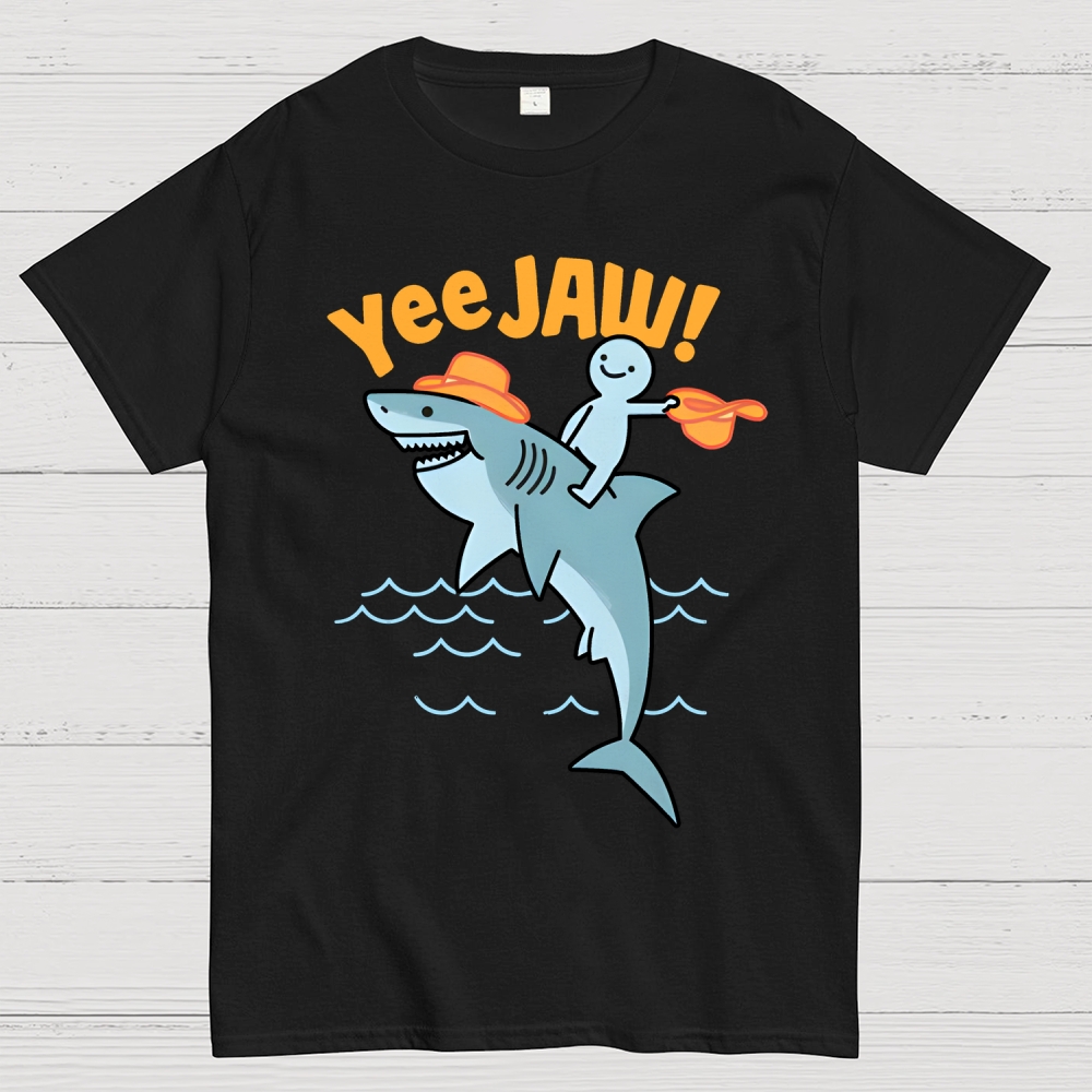 Yee Jaw! Shark Week Geek T-Shirt