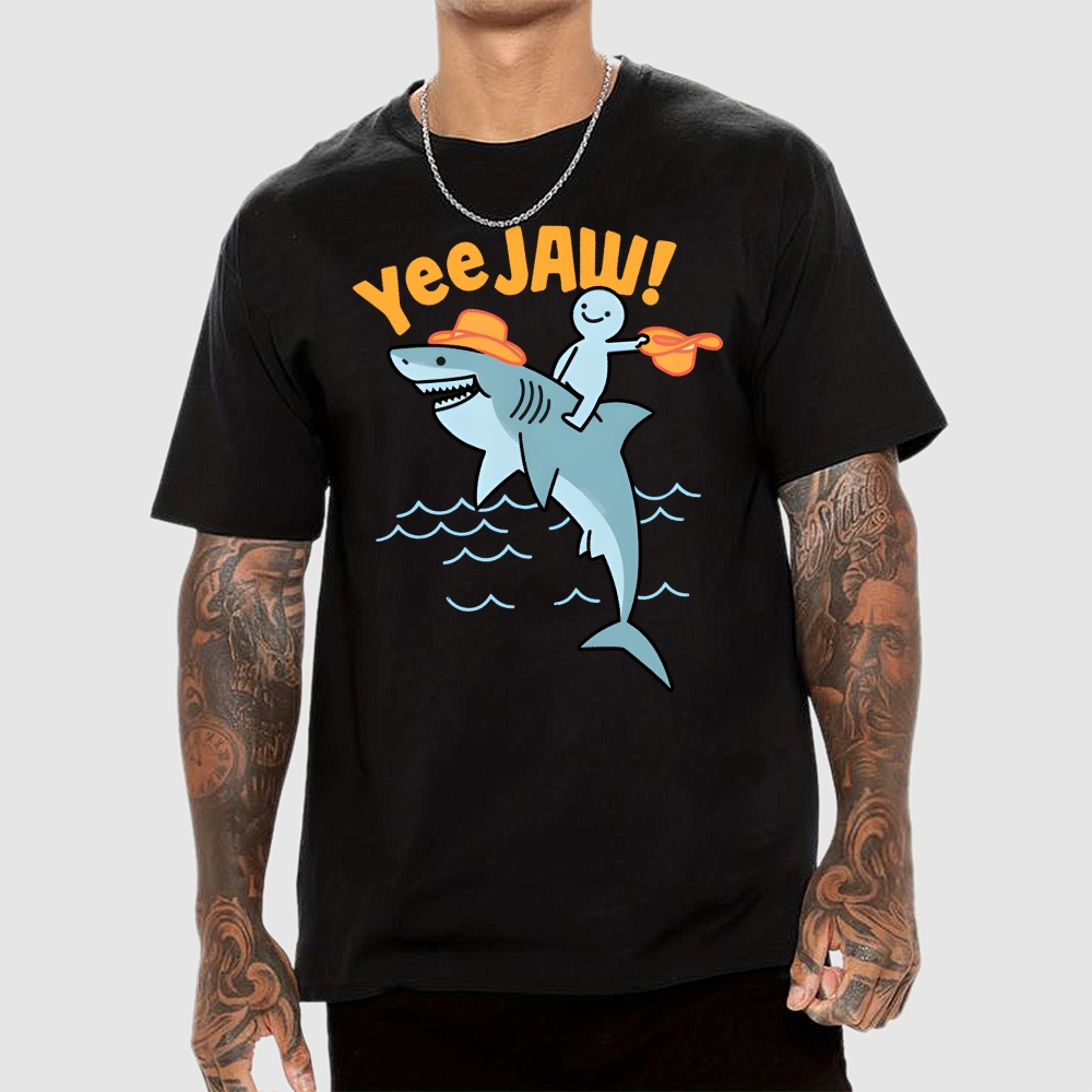 Yee Jaw! Shark Week Geek T-Shirt