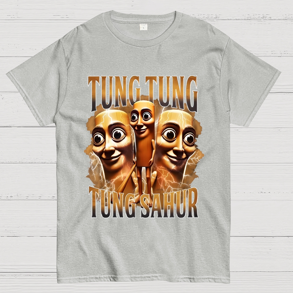 Tung Tung Tung Sahur Unisex Geek T-Shirt